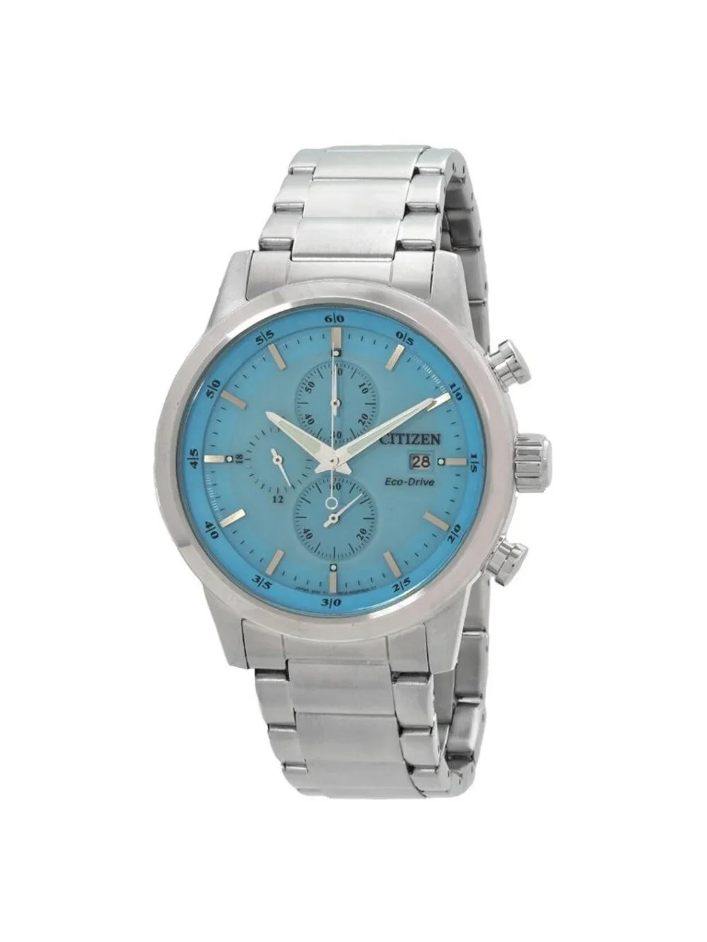 NWT Citizen Chronograph Eco-Drive Blue Dial Men's Watch